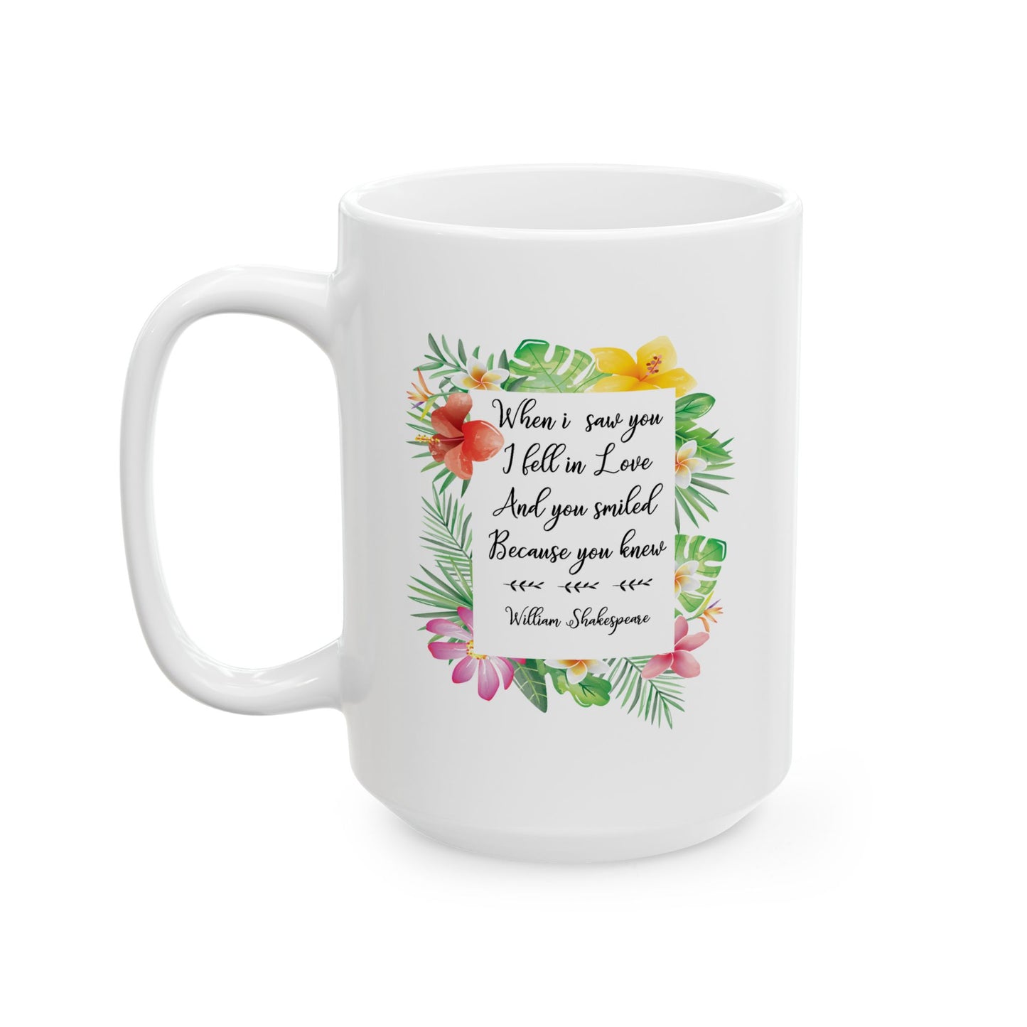Valentine's Day Mug - When I Saw You
