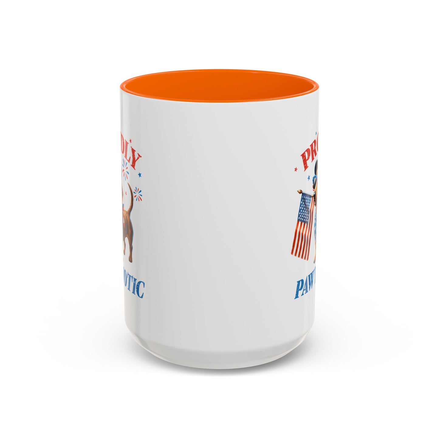 4th of July Mug - Proudly Pawtriotic Dog