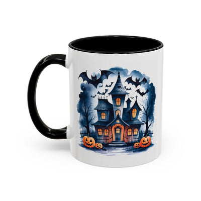 Halloween Mug - Bat Ghost House