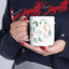 Christmas Mug - Joy Skates Gloves Reindeer Candy Candle Mistletoe Ornaments