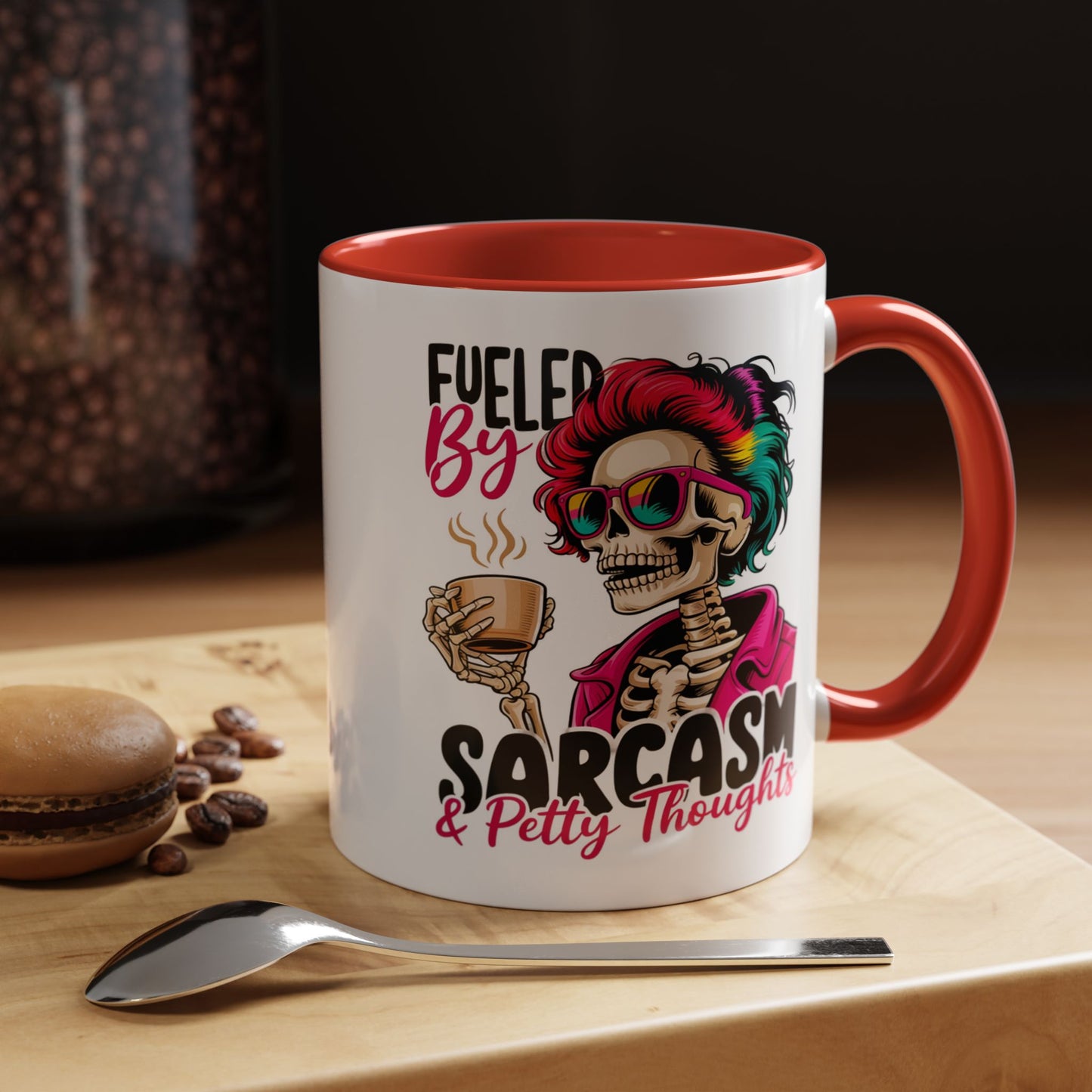 Humor Mug - Fueled by Sarcasm & Petty Thoughts