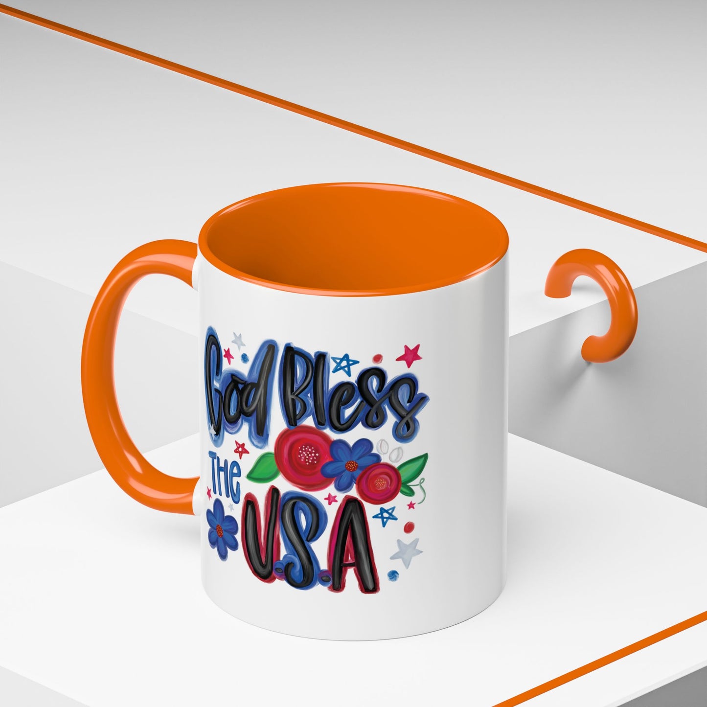Religious Mug - God Bless Graffiti