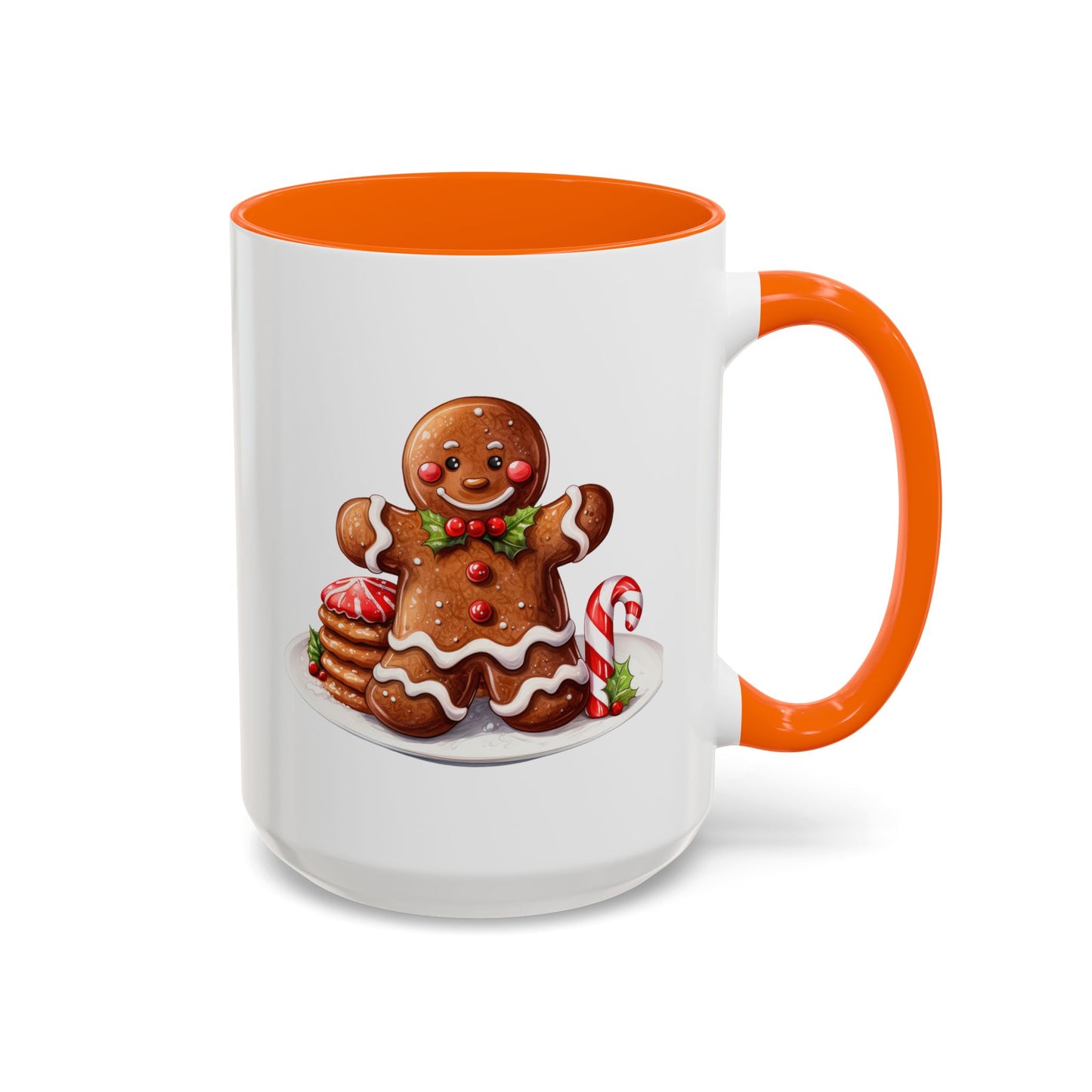 Christmas Mug - Gingerbread Man Cookies and Candy