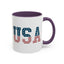 4th of July Mug - USA American Flag