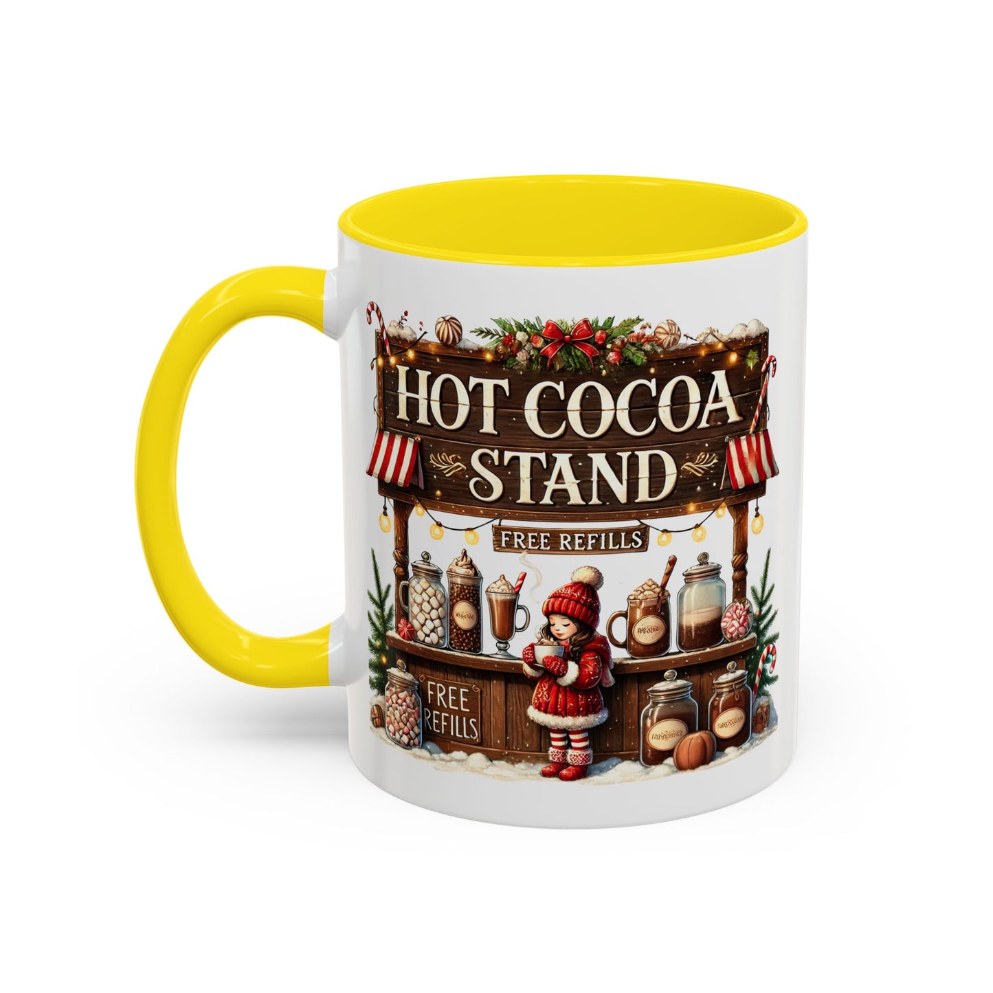 Christmas Mug - Hot Cocoa Stand Free Refills