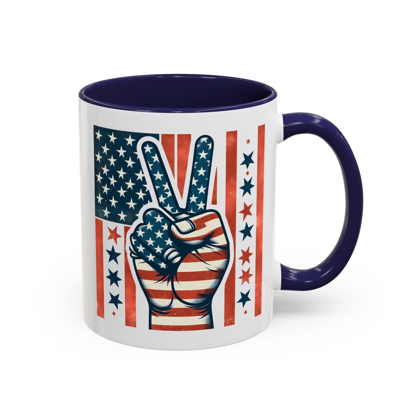 4th of July - Peace Sign Flag