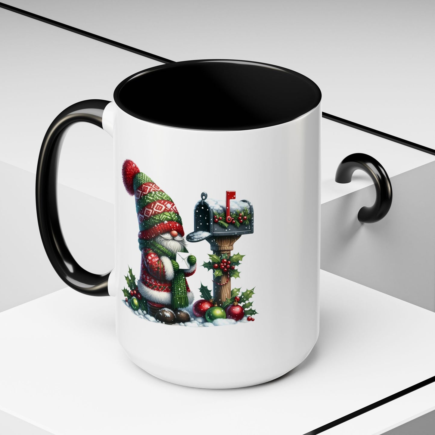 Christmas Mug - Gnome and Mail