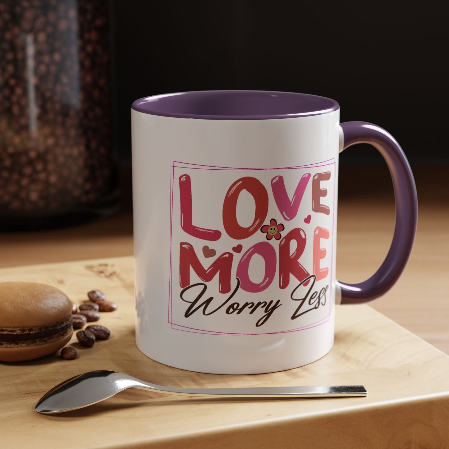 Wellness Mug - Love More Worry Less Frame