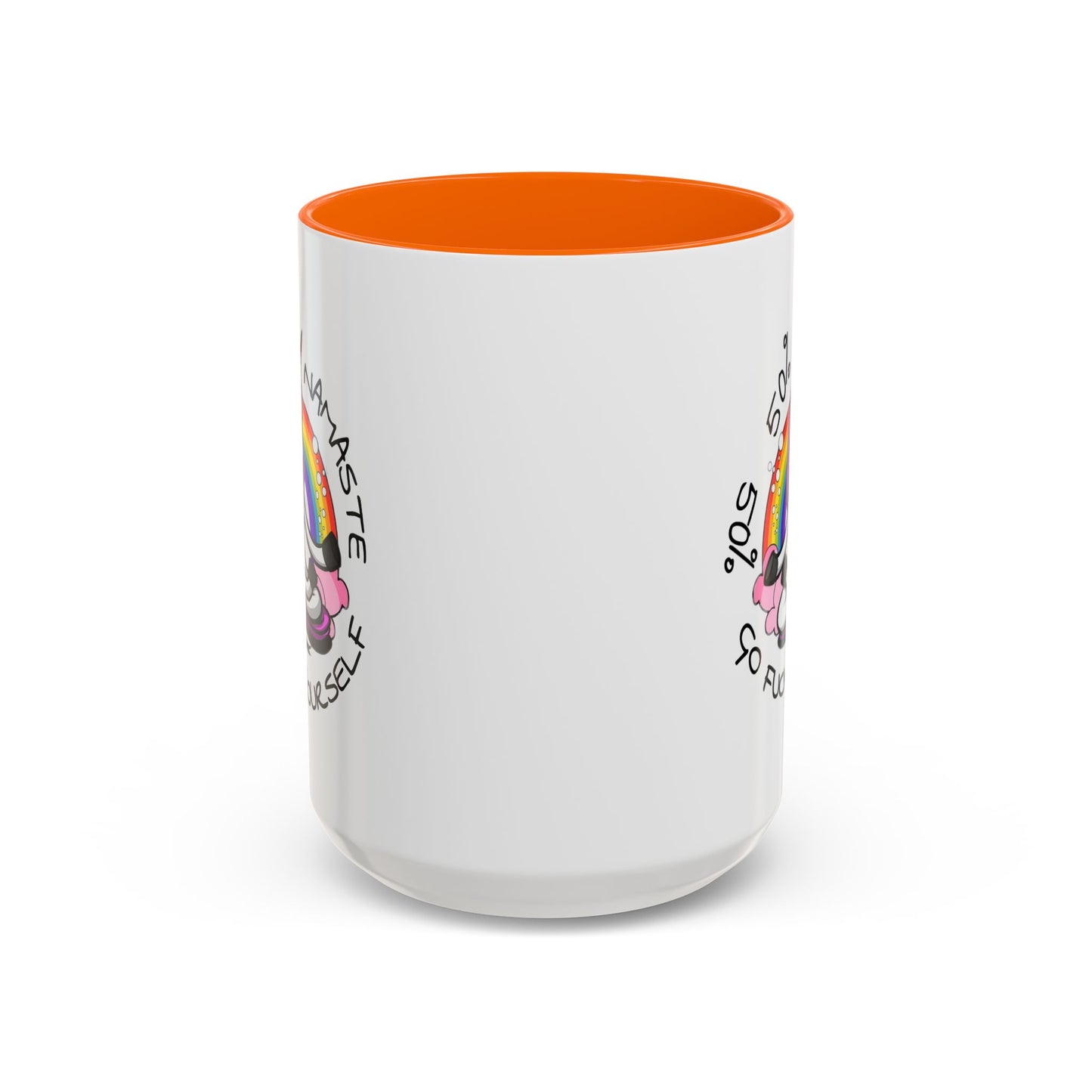 Adult Mug - 50% Namaste 50% Go Fuck Yourself