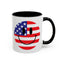 4th of July Mug - America Smiley Face