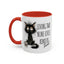 Humor Mug - Living That Nine Lives