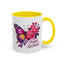 Birthday Mug - Butterfly Flowers