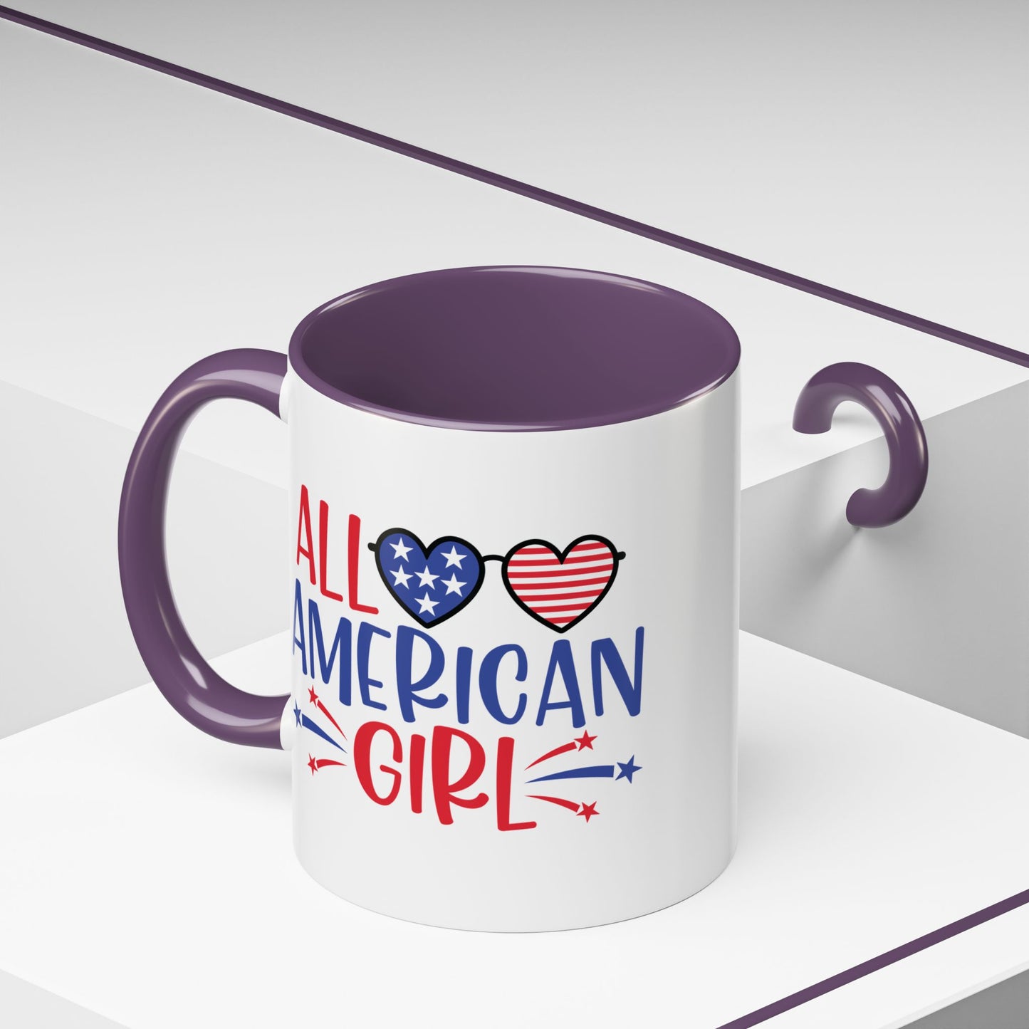 4th of July Mug - All American Girl