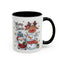 Christmas Mug - Merry Xmas Santa Snowman Reindeer