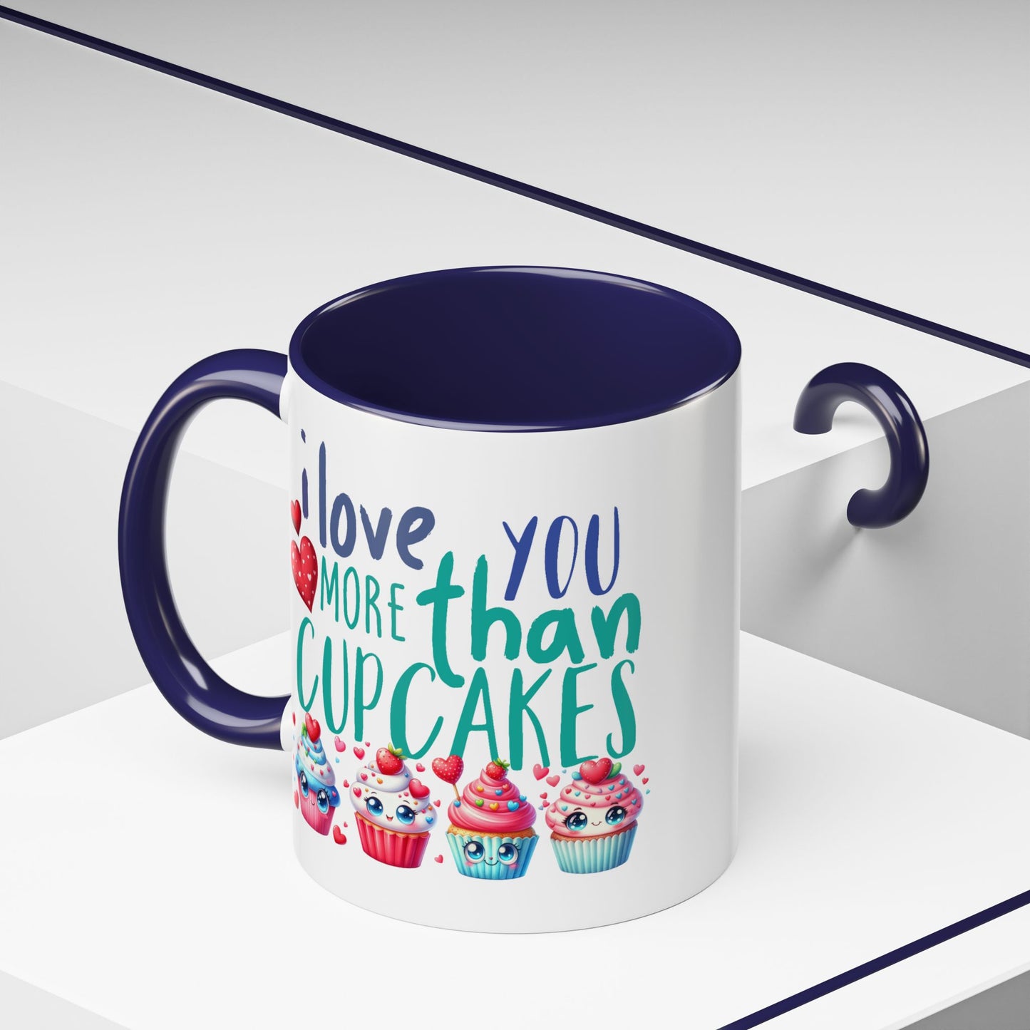 Anniversary Mug - I Love You More Than Cupcakes