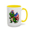 4th of July Mug - T Rex Dinosaur USA Flag