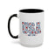 4th of July Mug - USA EST 1776 Floral