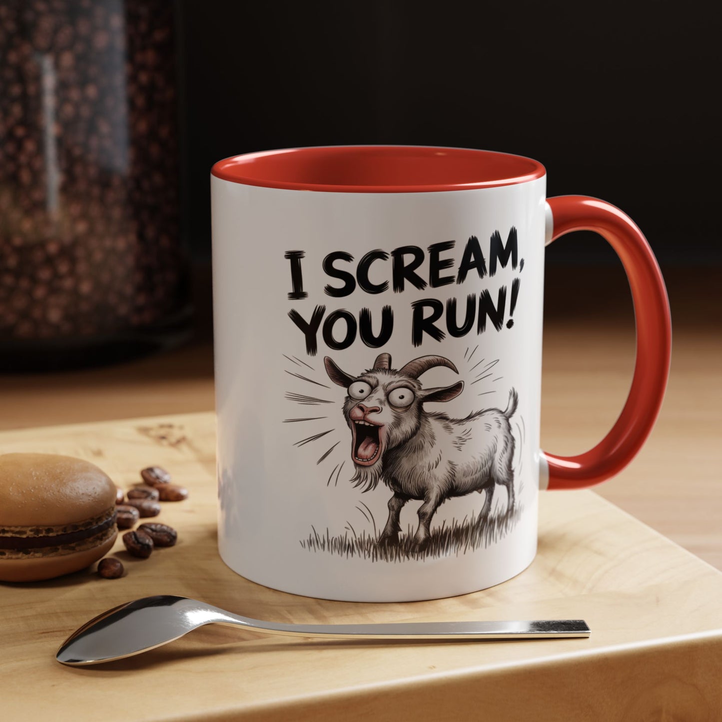 Humor Mug - I Scream, You Run