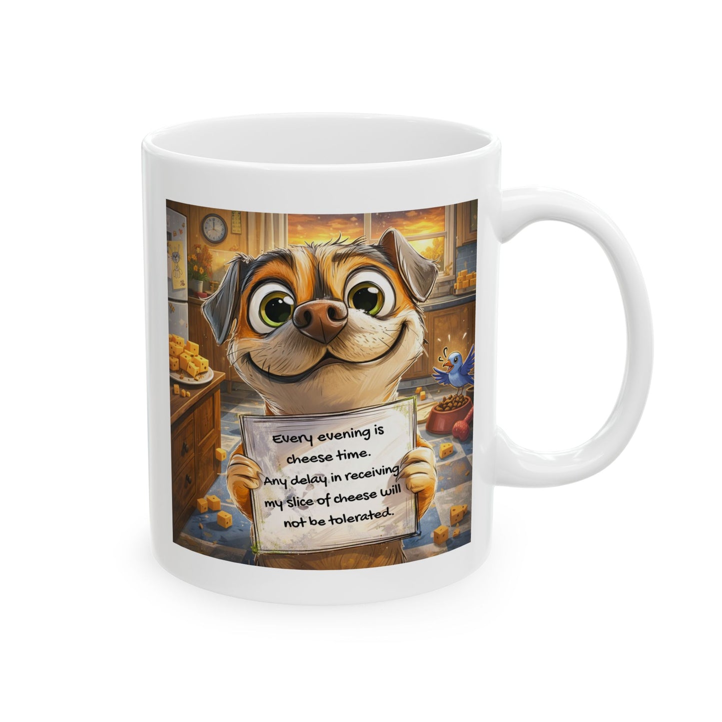 Animal Mug - Every Evening Is Cheese Time
