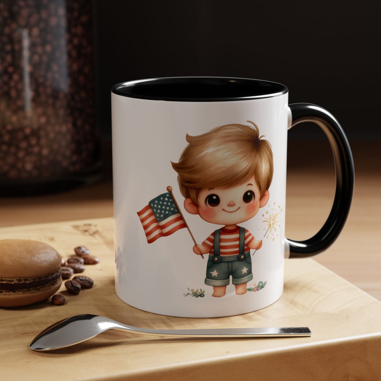 4th of July - American Boy Flag 2