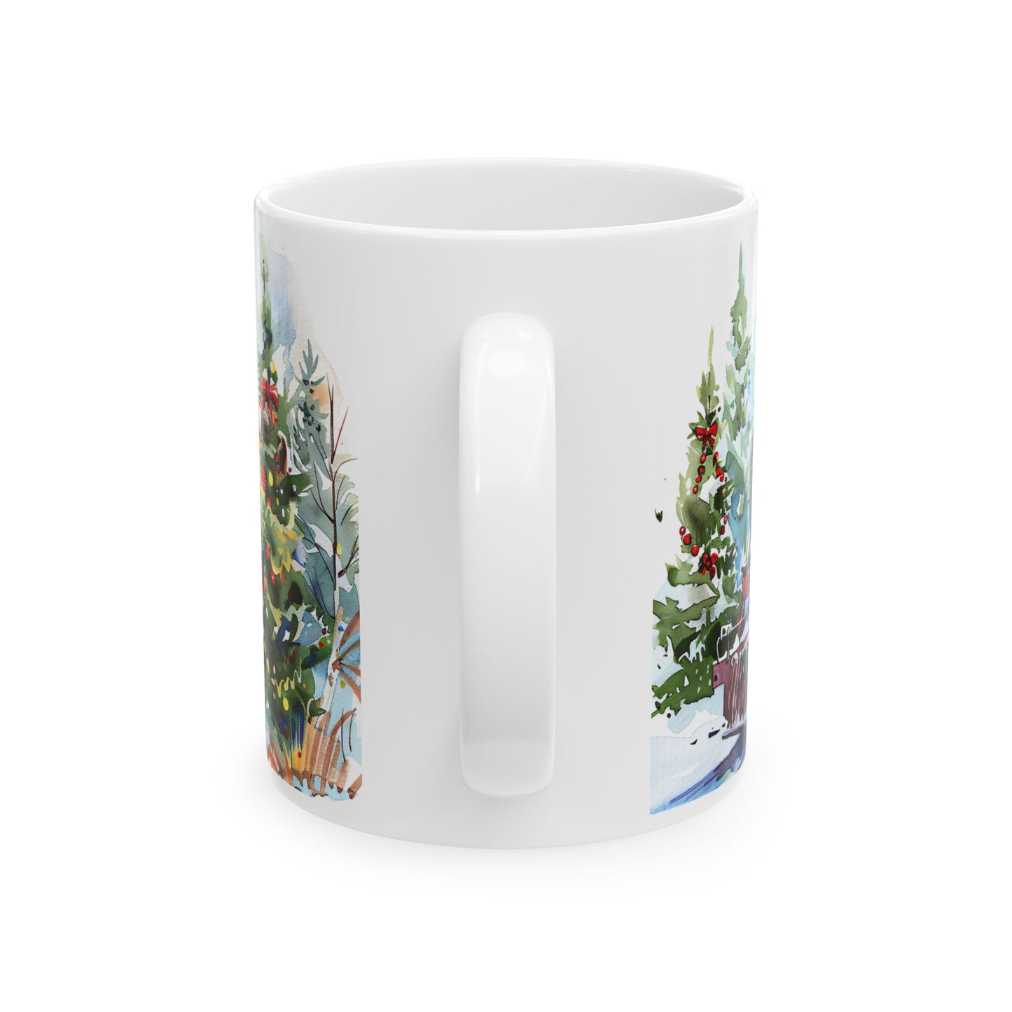 Christmas Mug - Christmas Train Wrap