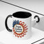4th of July Mug - Happy Birthday America Sunflower