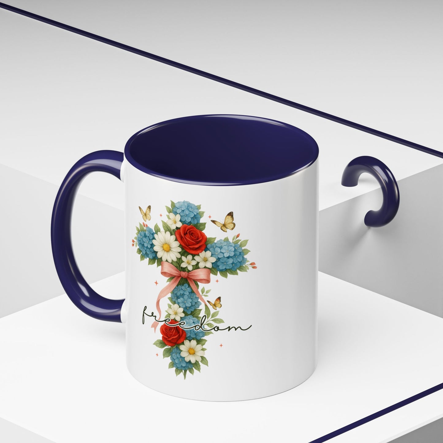 4th of July Mug - Freedom Cross