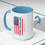 4th of July Mug - Happy Birthday America Flag