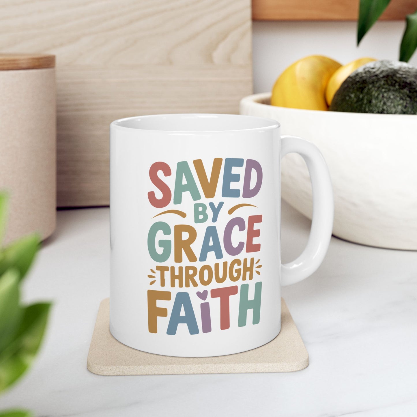 Religious Mug - Save By Grace