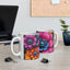 Artistic Mug - Diamond Flowers