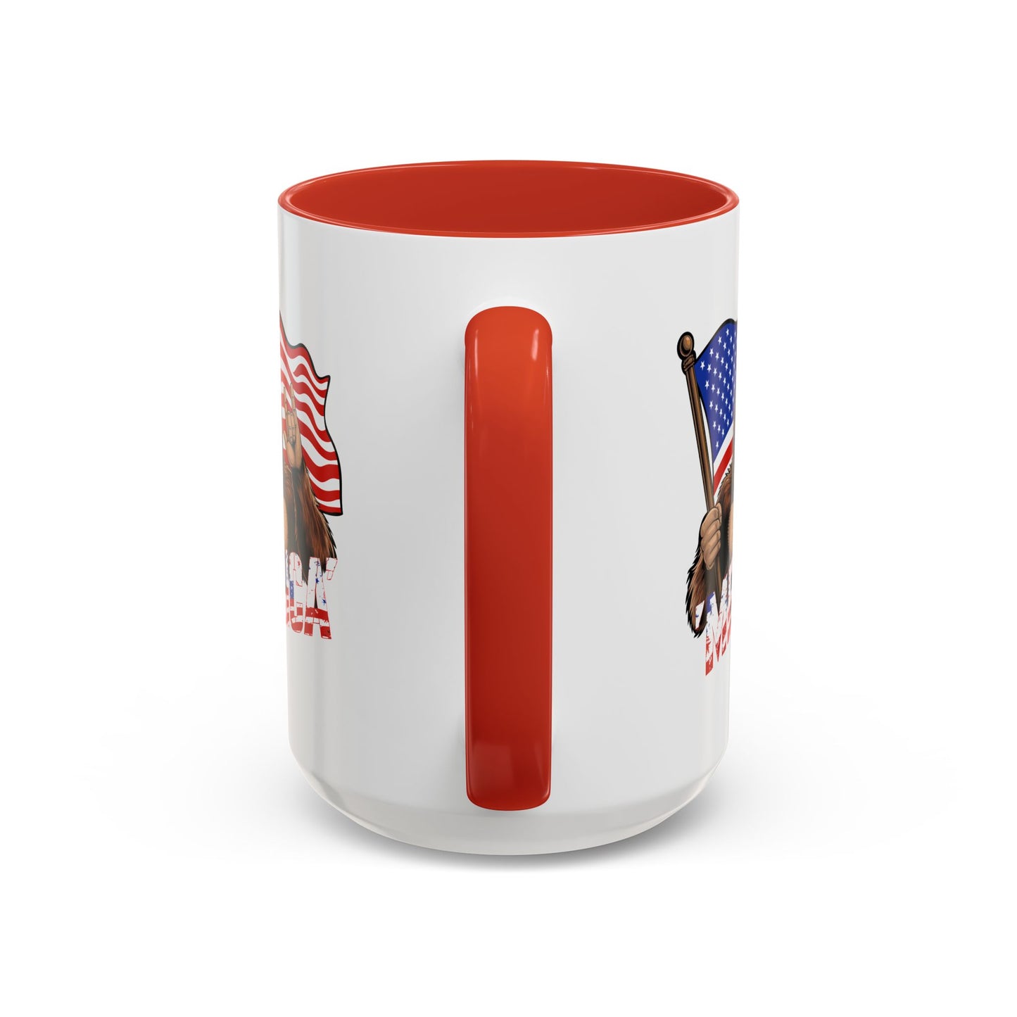 4th of July Mug - Bigfoot USA Flag