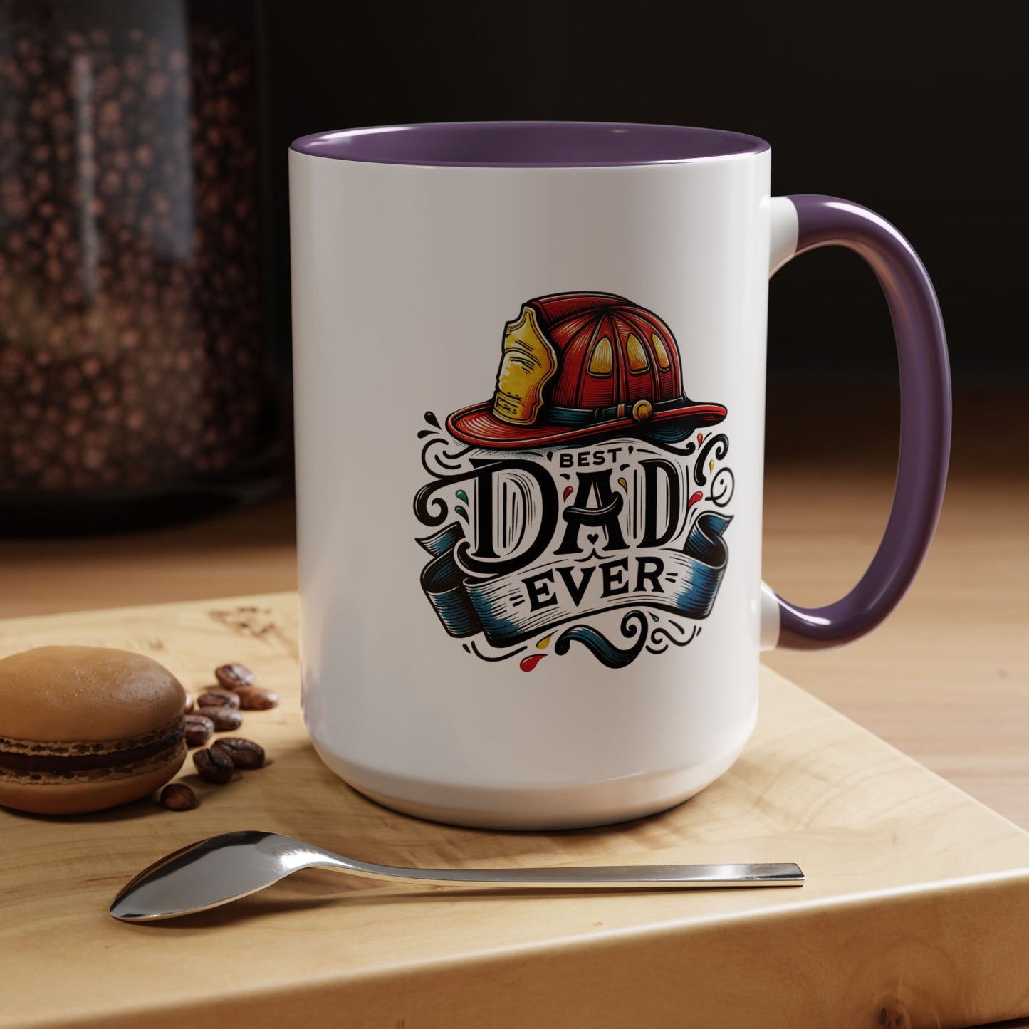 Father's Day Mug - Best Dad Ever Fireman