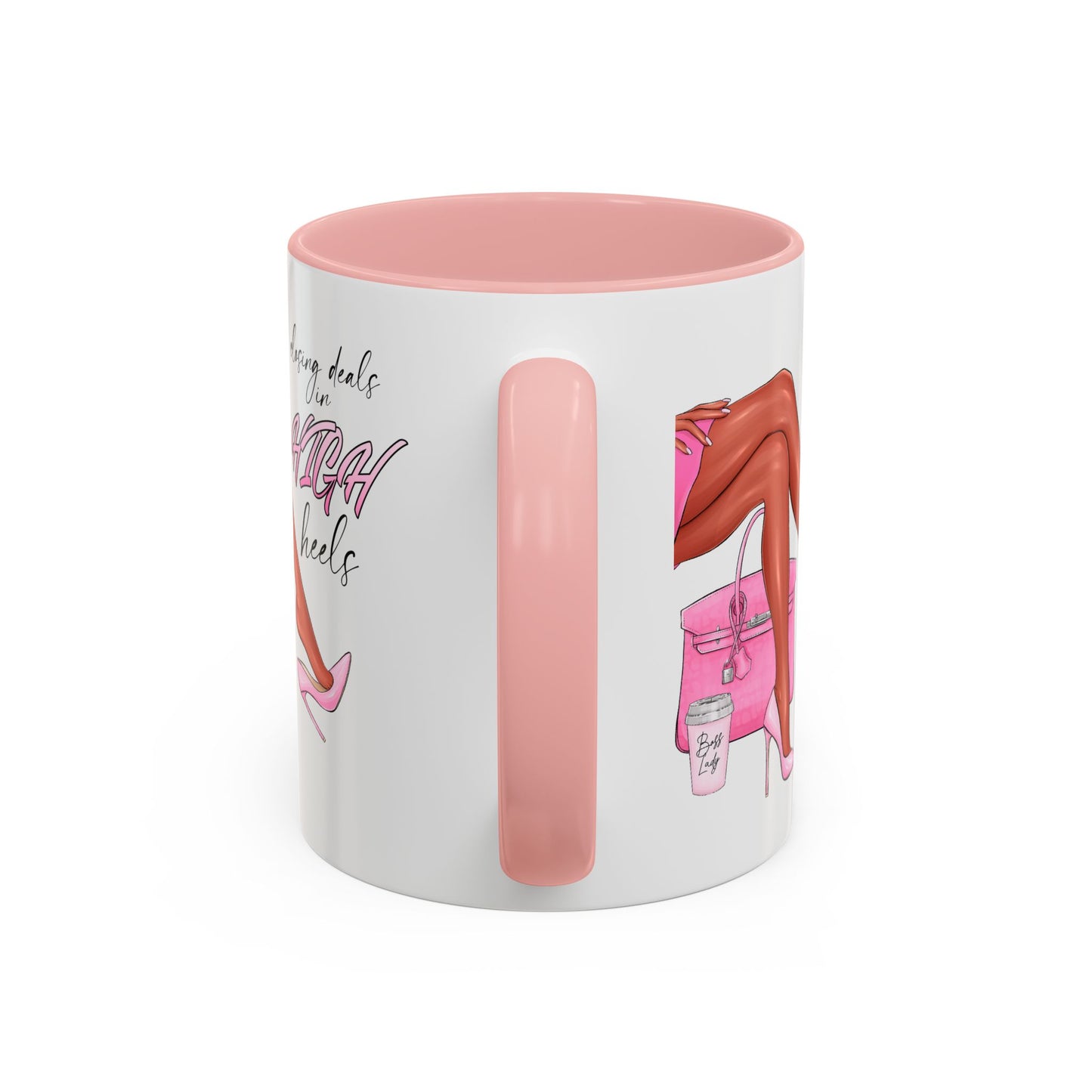 Humor Mug - Closing Deals in High Heels