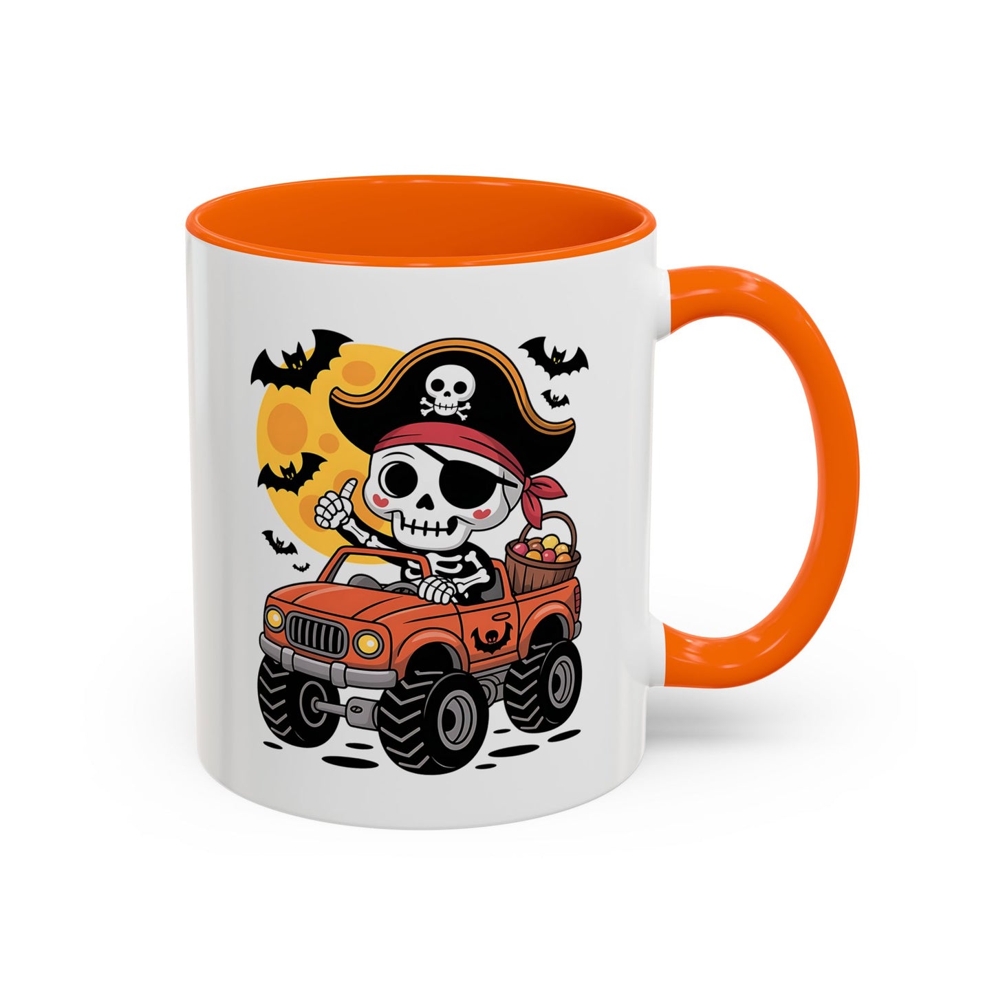 Halloween Mug - Driving Skeleton Pirate