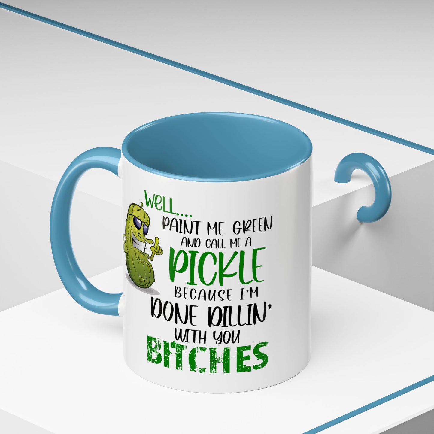 Adult Mug - Well Paint Me Green