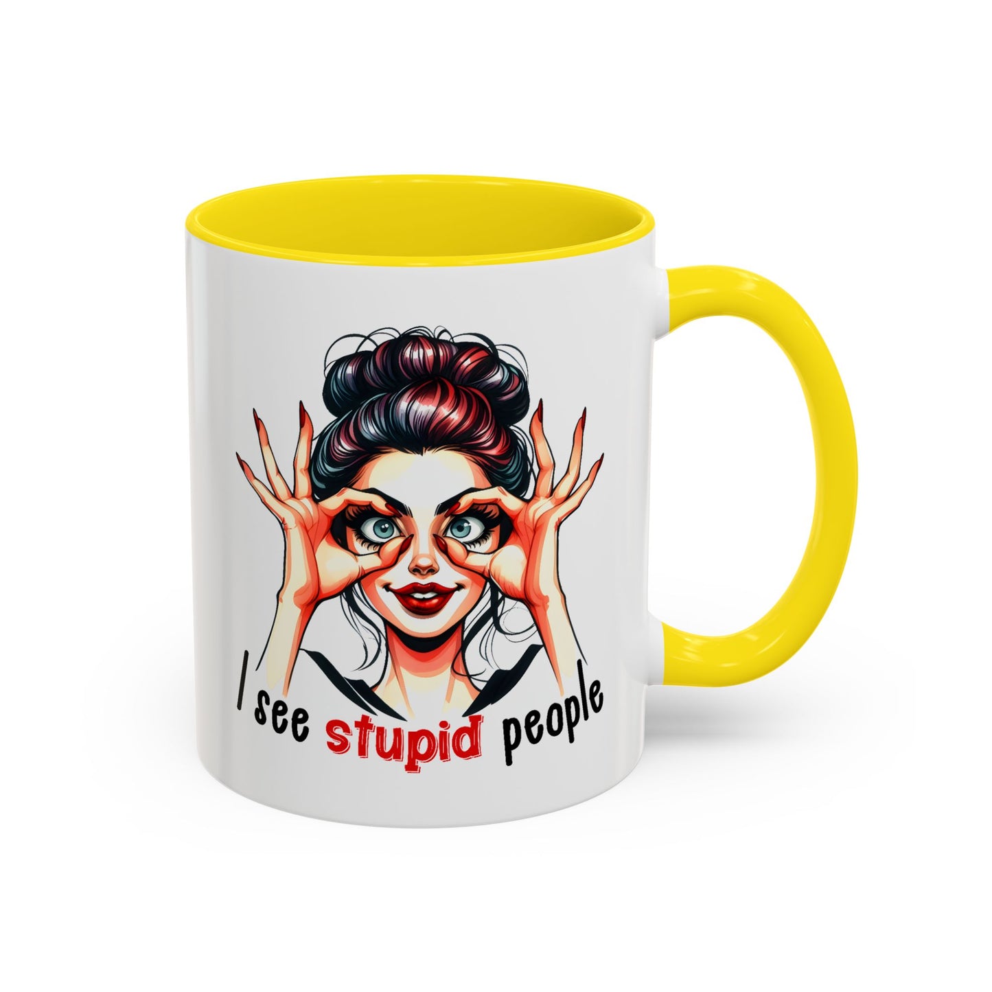Adult Mug - I See Stupid People