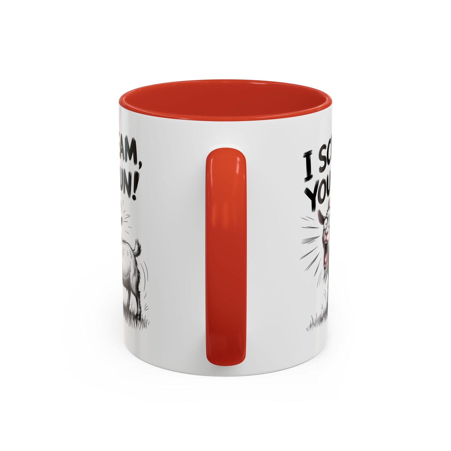 Humor Mug - I Scream, You Run