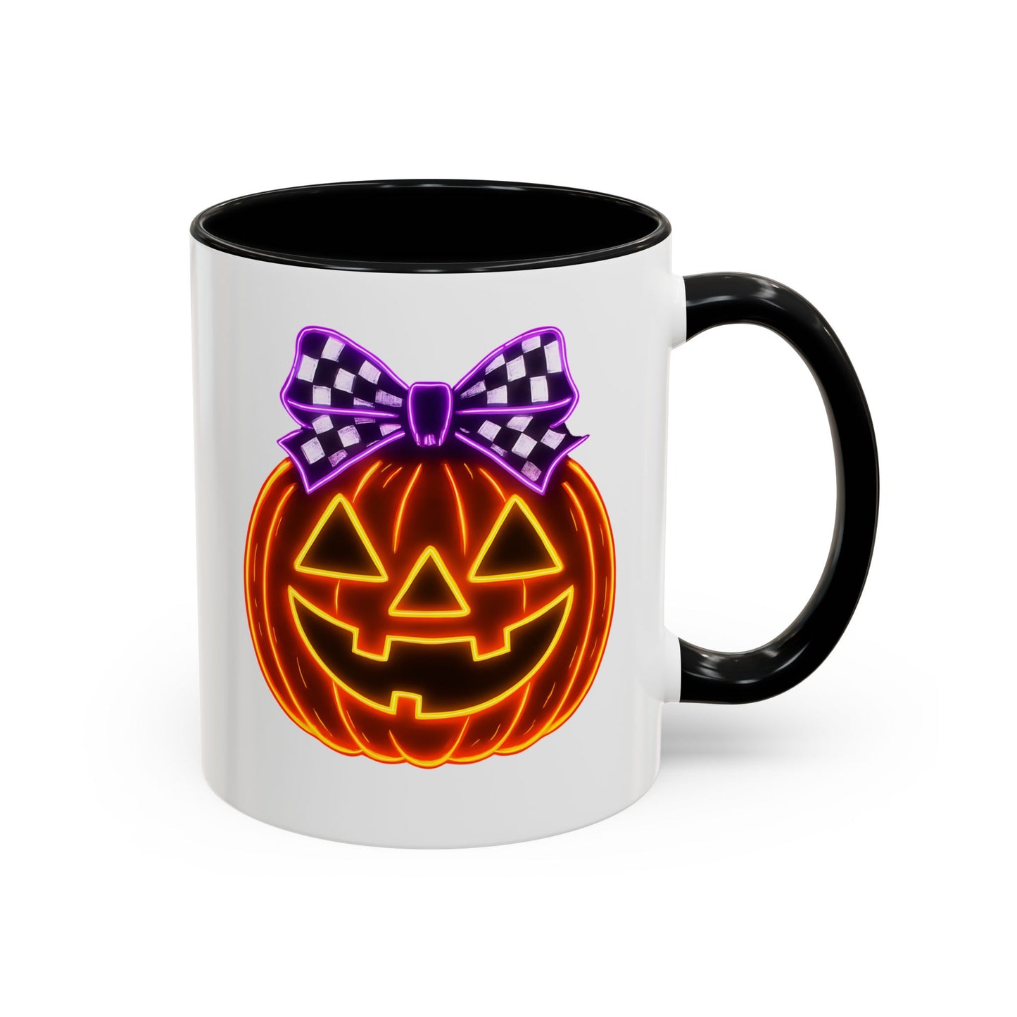 Halloween Mug - Purple Bow's Pumpkin