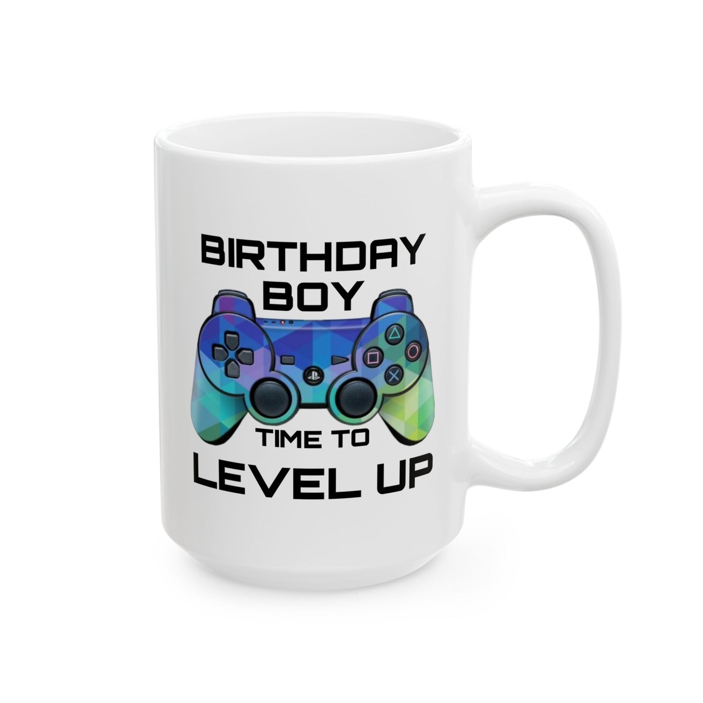 Birthday Mug - Birthday Boy Time to Level Up