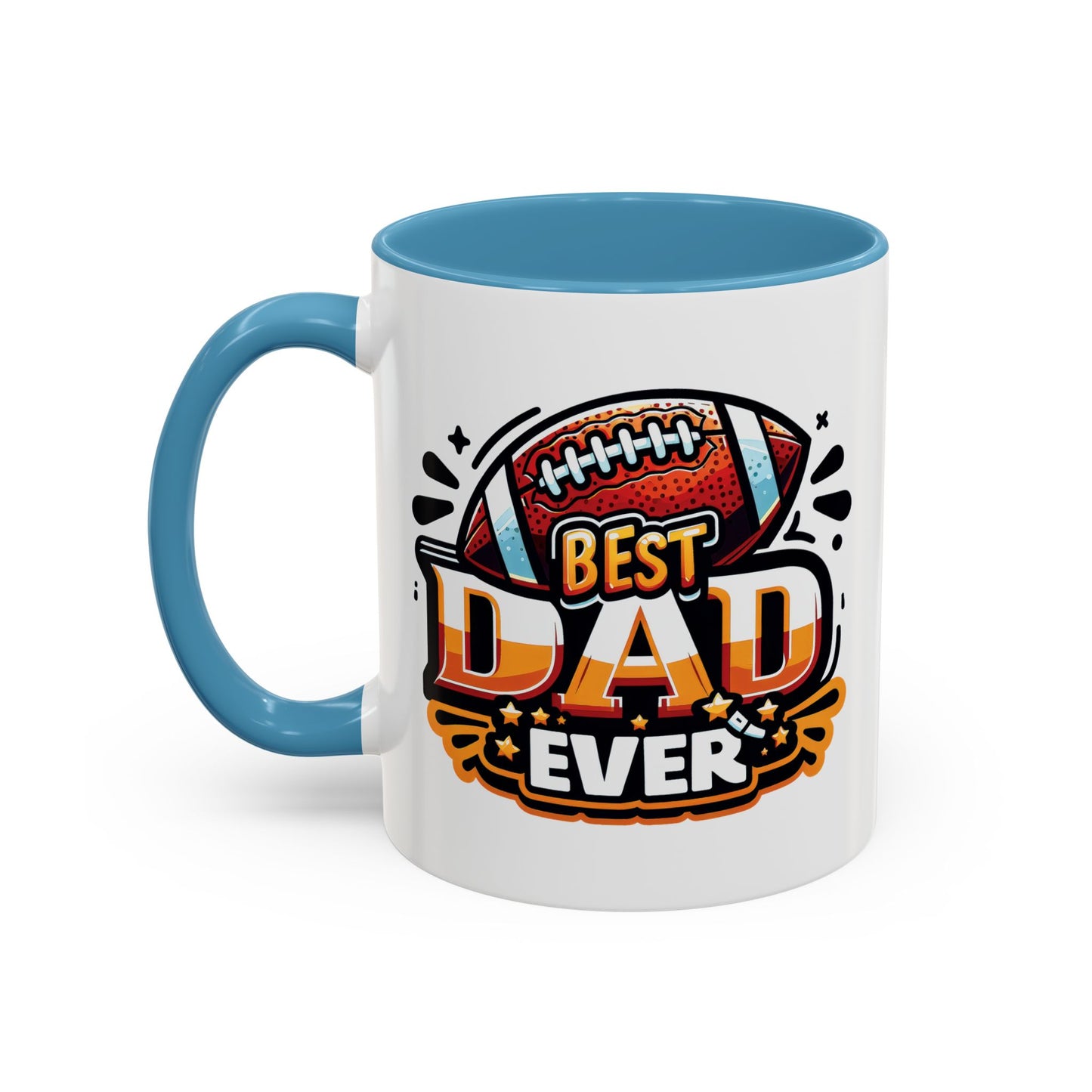 Father's Day Mug - Best Dad Ever Football