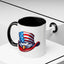 4th of July Mug - Bald Eagle American Hat