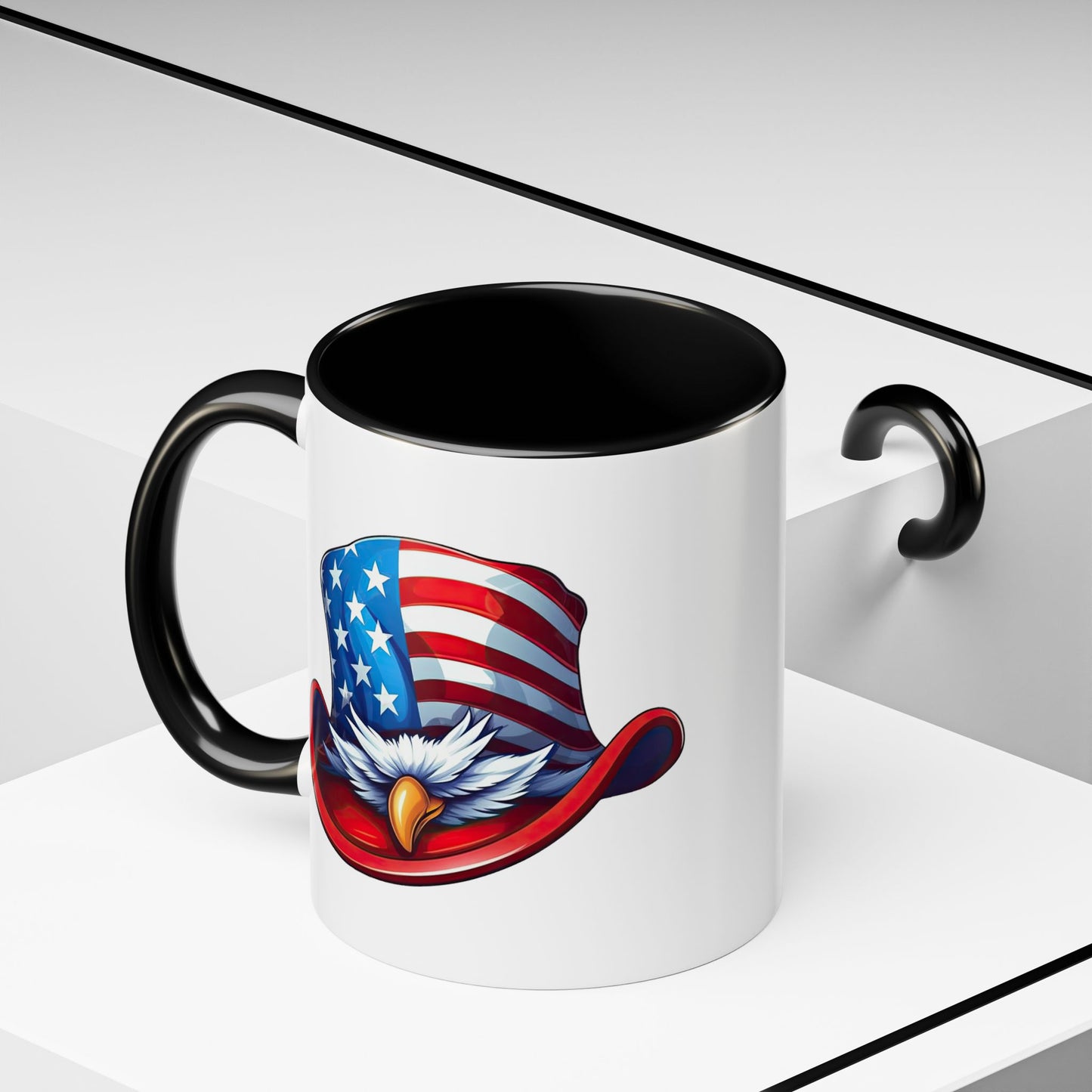 4th of July Mug - Bald Eagle American Hat