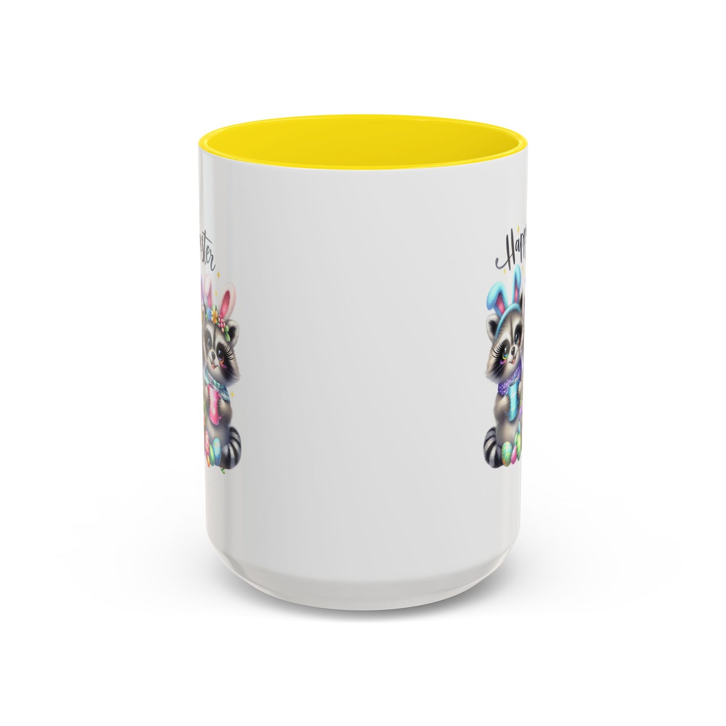 Easter Mug - Happy Easter Racoons