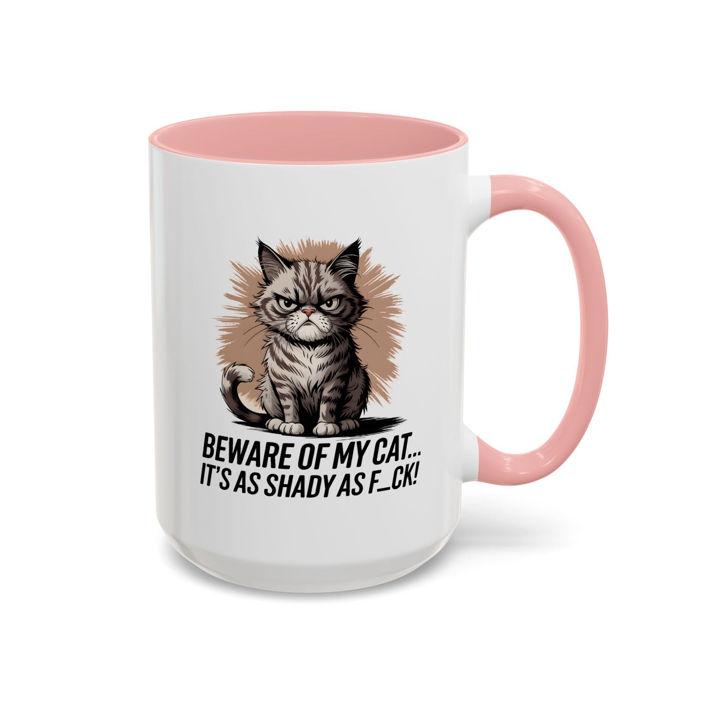 Humor Mug - Beware of My Cat