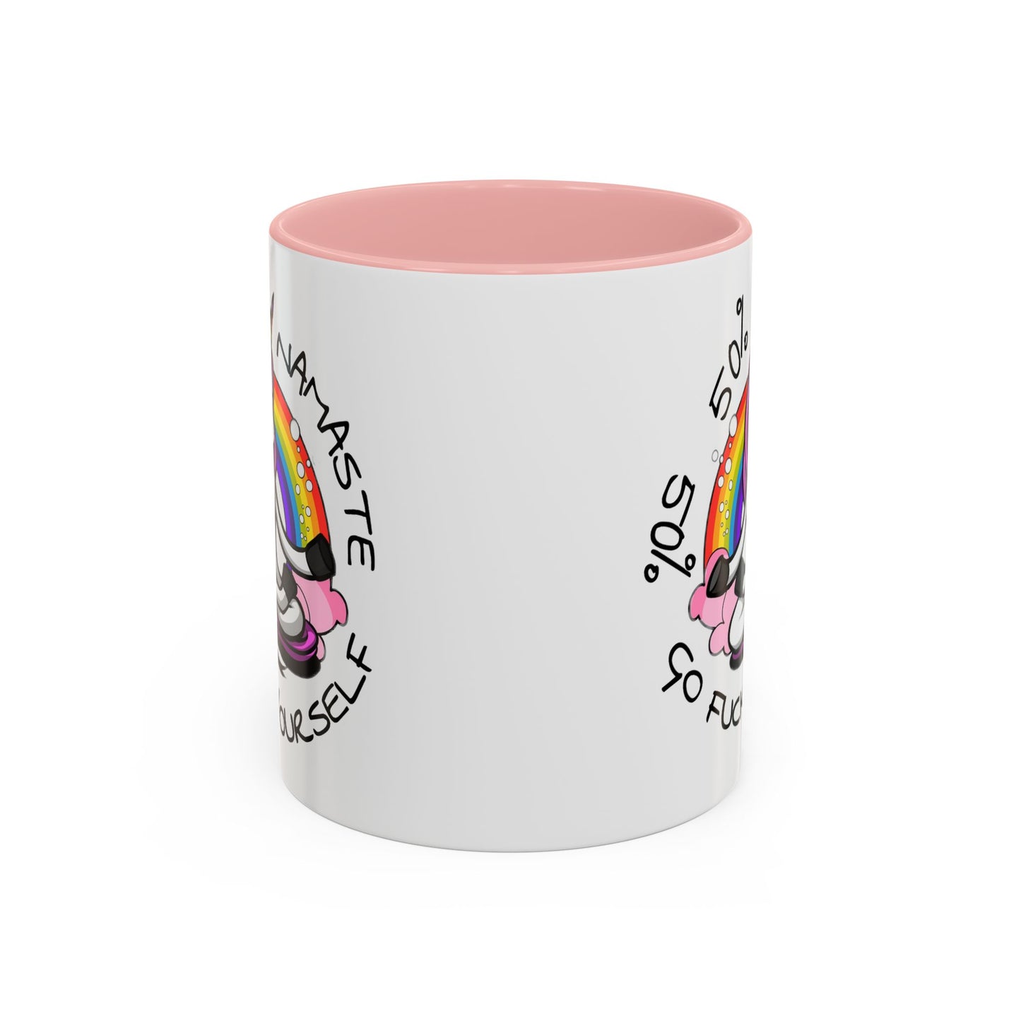 Adult Mug - 50% Namaste 50% Go Fuck Yourself