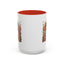Christmas Mug - Candy Cane Lane White Text Ornaments Candy