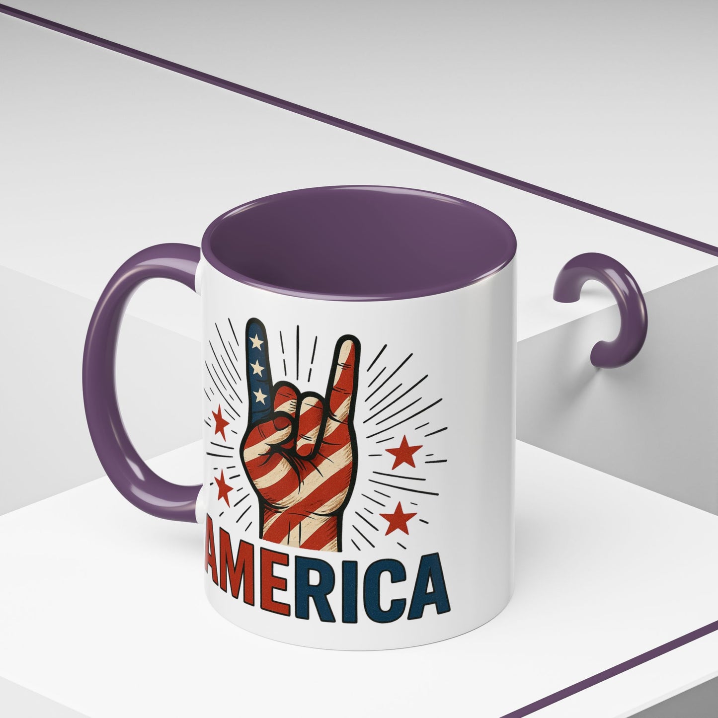 4th of July Mug - America Rock On