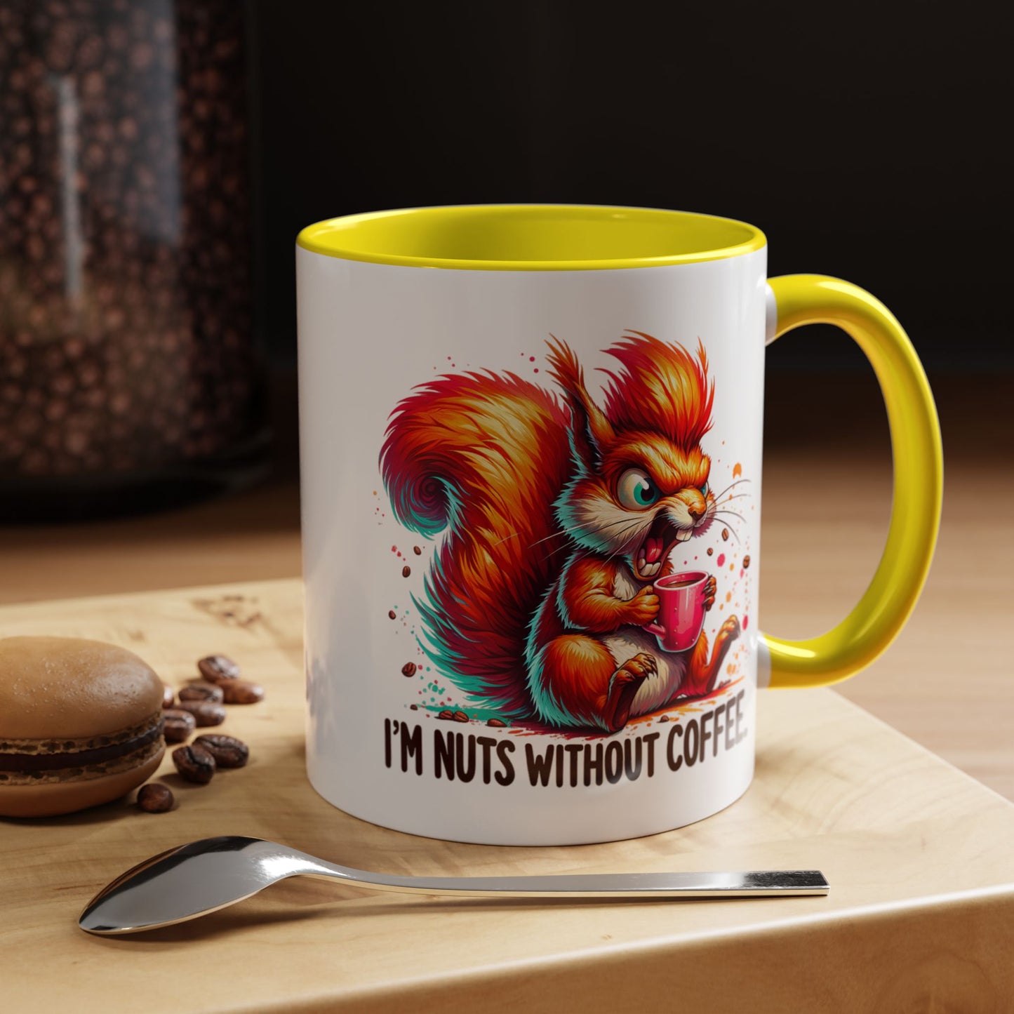 Humor Mug - I'm Nuts Without Coffee