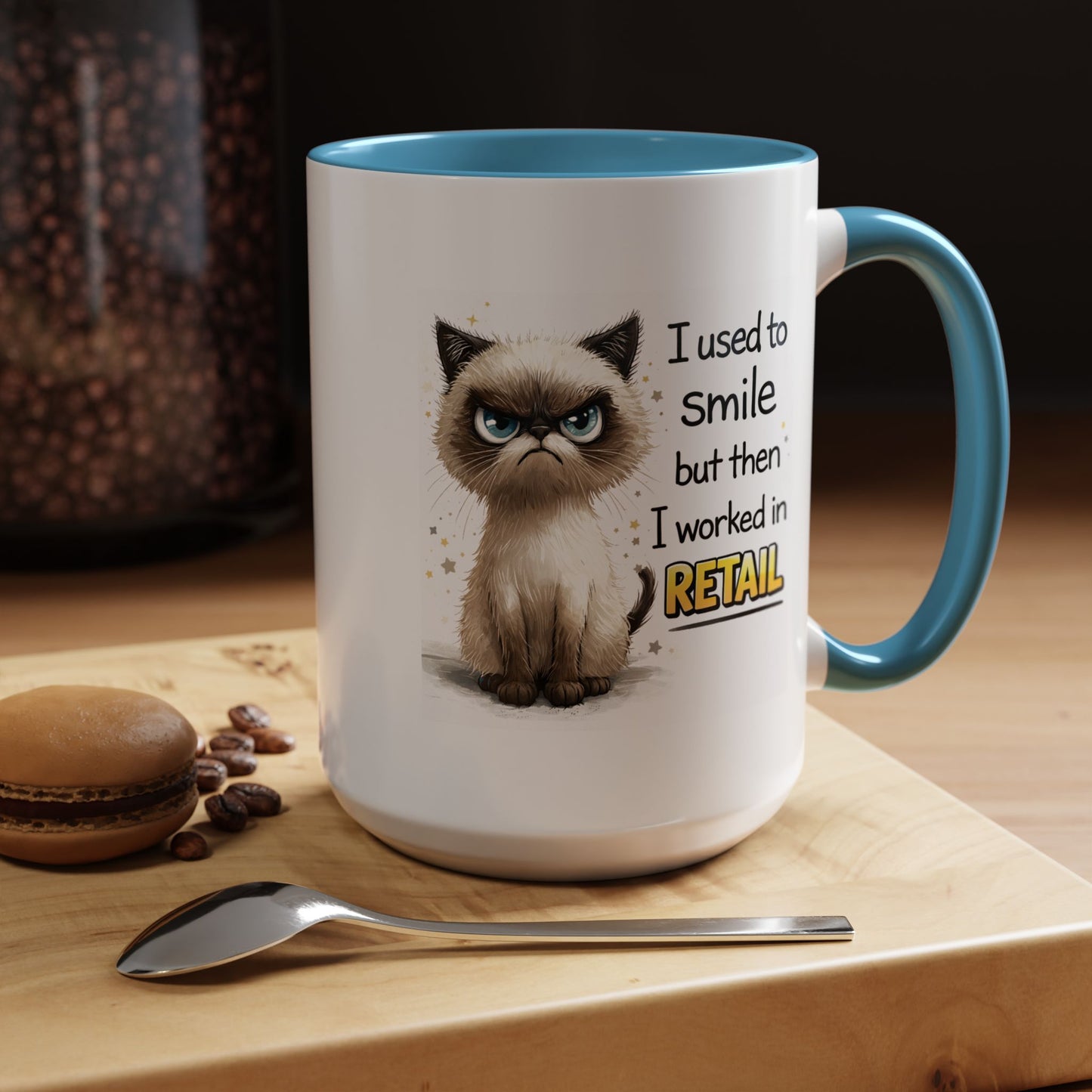 Humor Mug - I Used To Smile