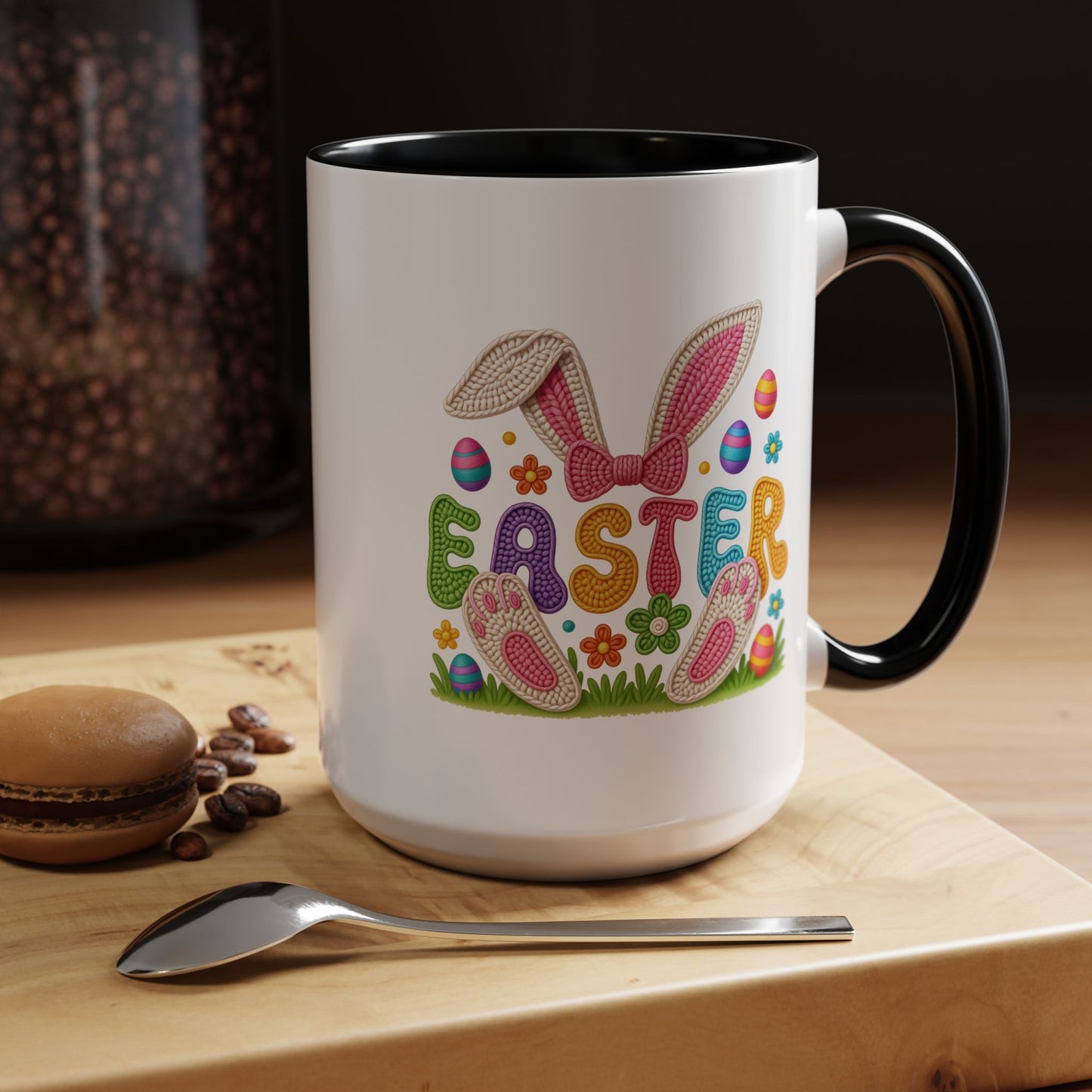 Easter Mug - Yarn Easter Bunny